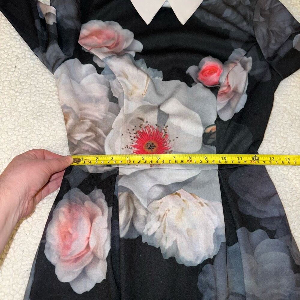 Ted Baker Kaleesa Chelsea Collared Flower Dress Size 1 (XS) EUC - Picture 11 of 16